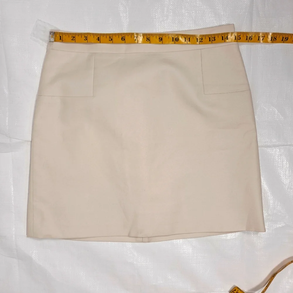 J. Crew Taupe Classic Mini Skirt